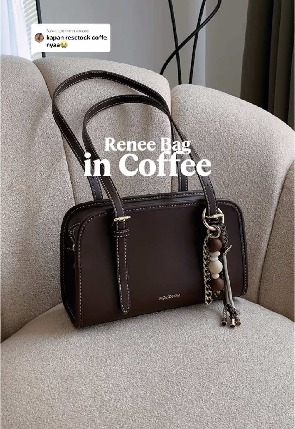 Membalas @acaaaa yang ditunggu2 udah restockk 🤎🍂 #mossdoom #mossdoombag #mossdoomindonesia #reneebag 