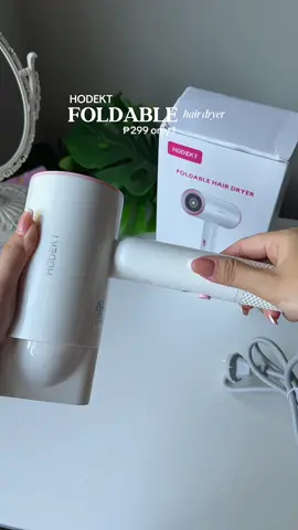 Perfect to lalo na pag mag travel 🤩 Get yooours naaa! #hodekt #hodektph #hodektglobalph #hodektfoldablehairdryer #foldablehairdryer #hairdryer #tiktokfinds #budolfinds #fyp #foryou 
