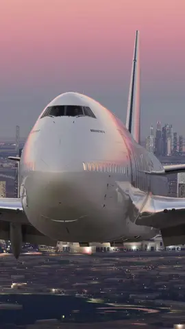Emirates flying over Dubai#aviation #airplane #fligh #emirates #dubai #boeing747 