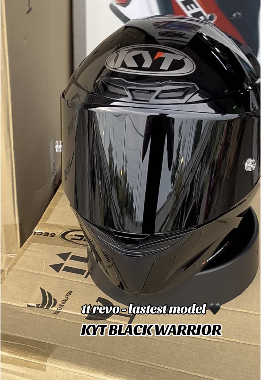 HELMET KYT TT REVO FULL BLACK