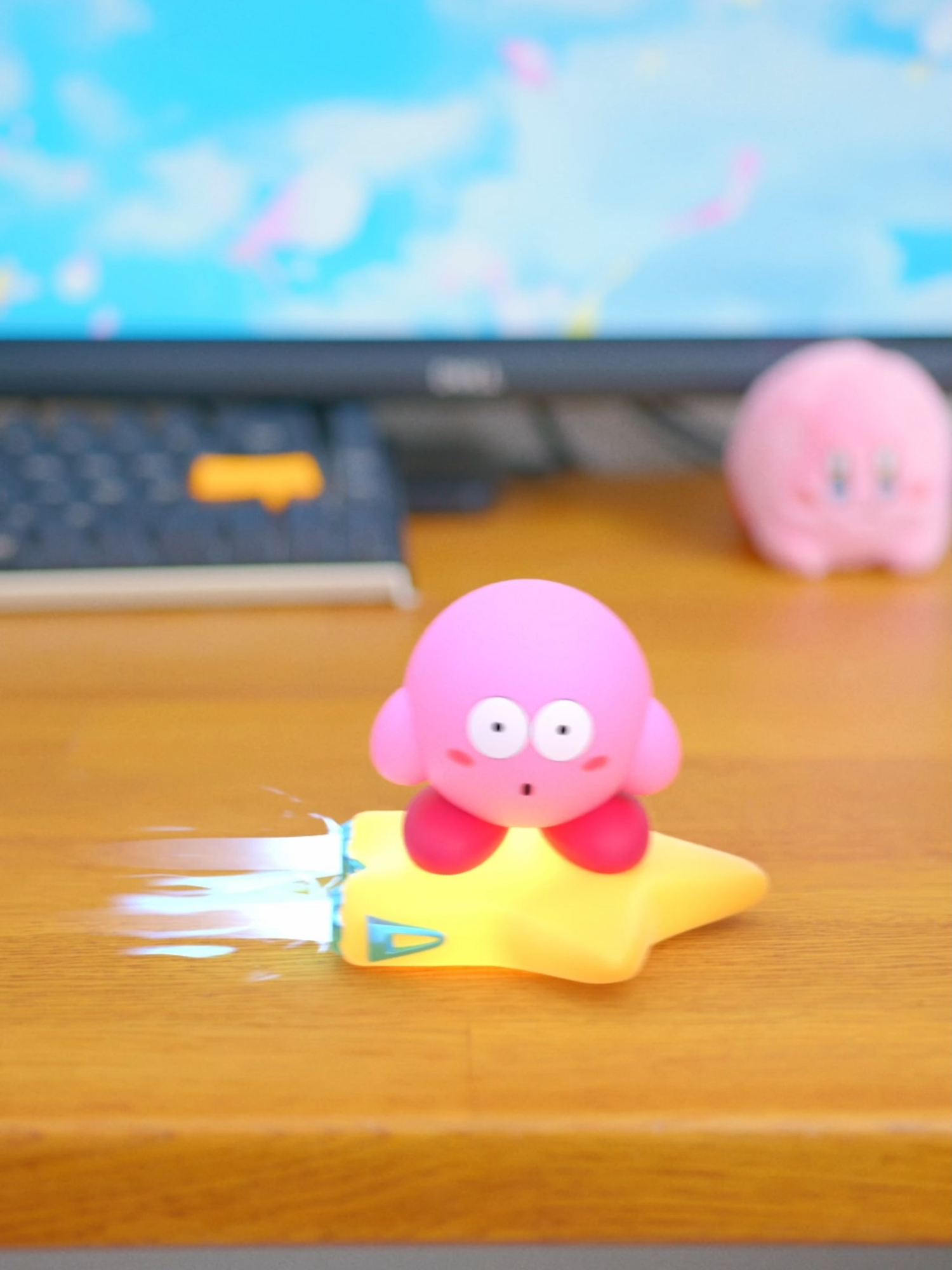 カービィ - エアライドマシン #星のカービィ #kirby #ワドルディ #nintendofanart #kawaii #animation