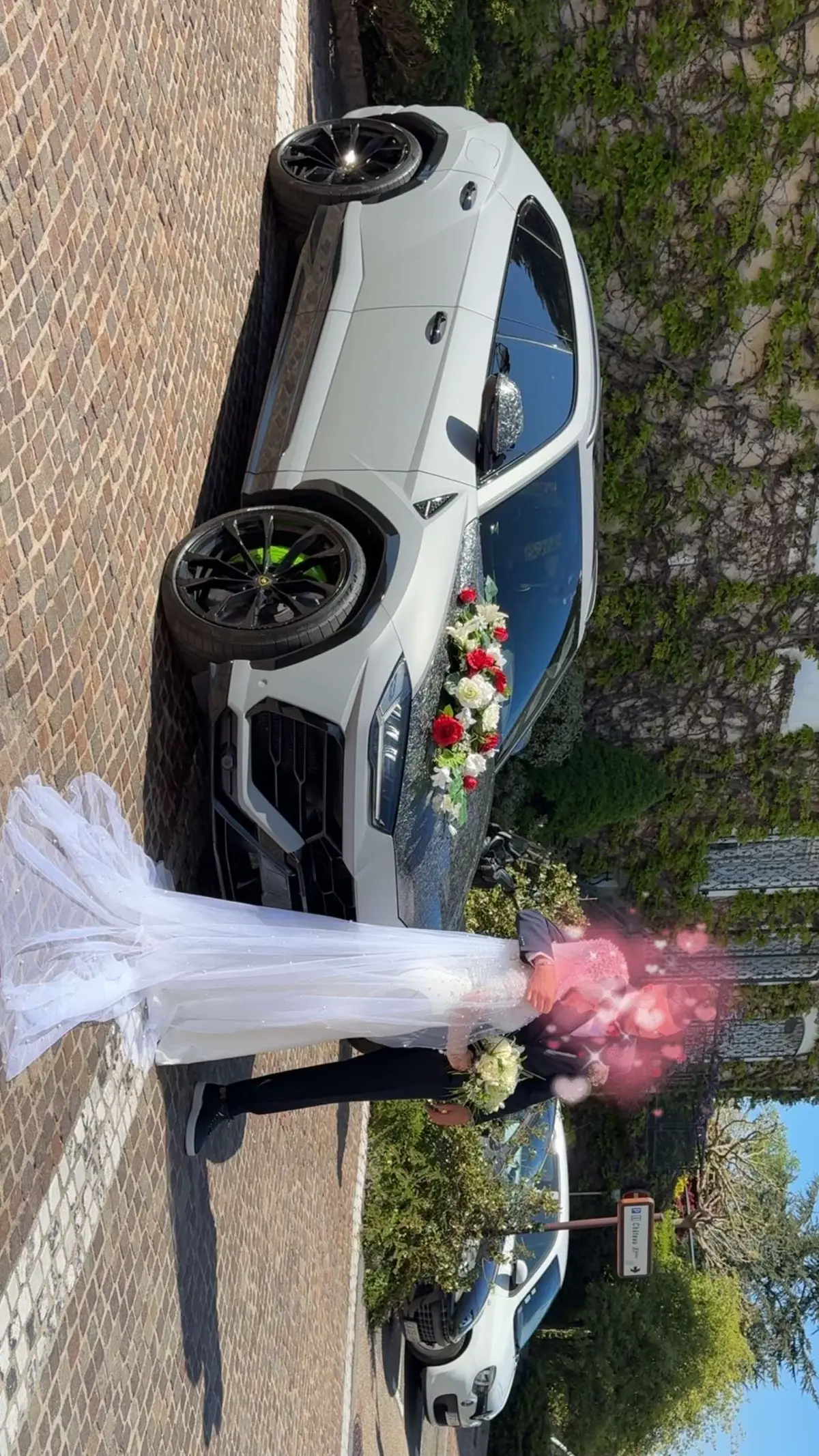 Prestation luxe mariage. Sublimez ce jour avec notre Urus Lamborghini. Chauffeur prestige.  @La S #mariage #urus #lamborghini #mariés #CapCut #