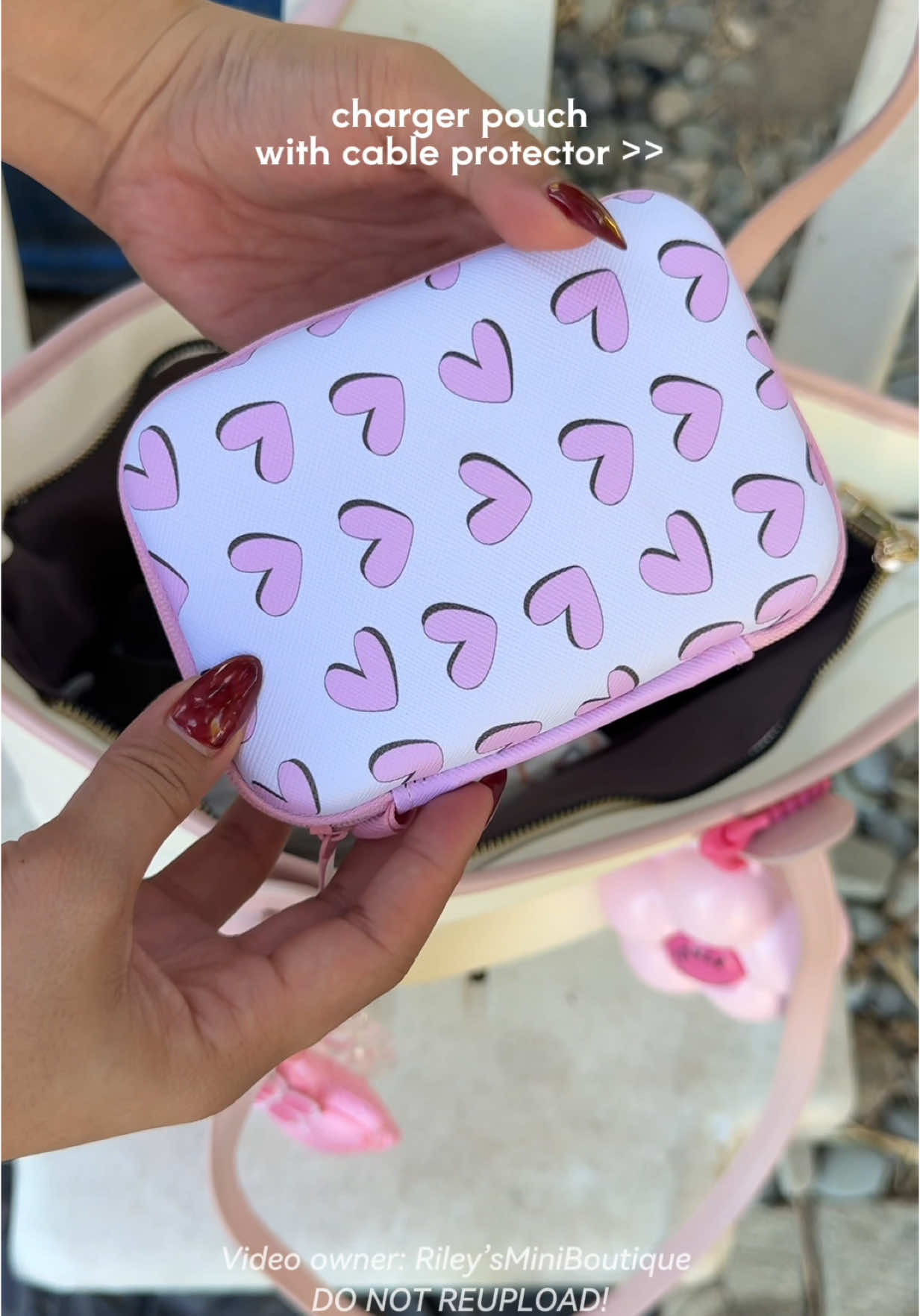 Very cutesy❤️ Checkout na🥰 #fyp #chargerpouch 