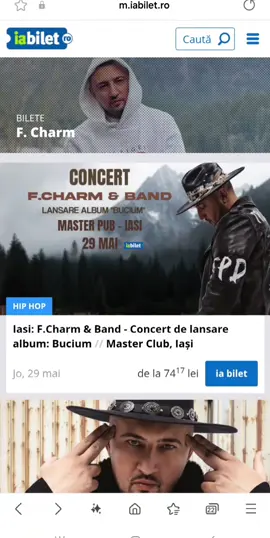 #concerte #fcharm #iabilet #oaianeagra #show 