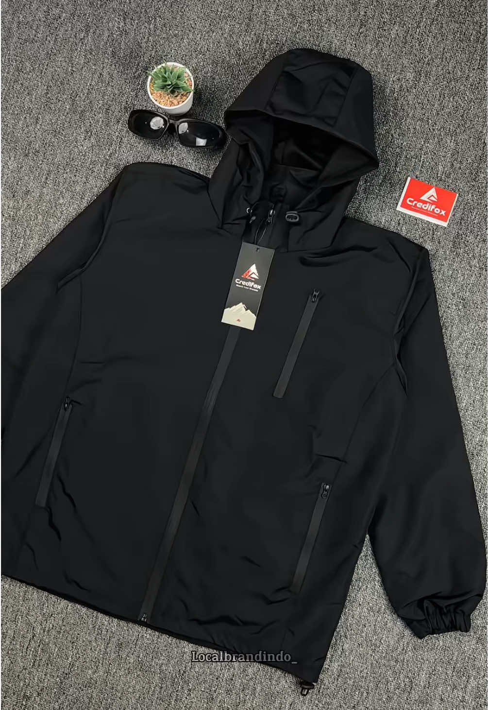 Rekomendasi jaket taslan anti air credifox 🔥 #jakettaslan #jaketantiair #credifox #jaketparasut 