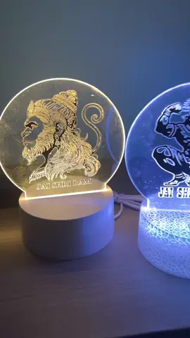 Hanuman Acrylic lamp #hinduismgift #hinduism #jaishreeram #hinduismtiktok #hindugifts 
