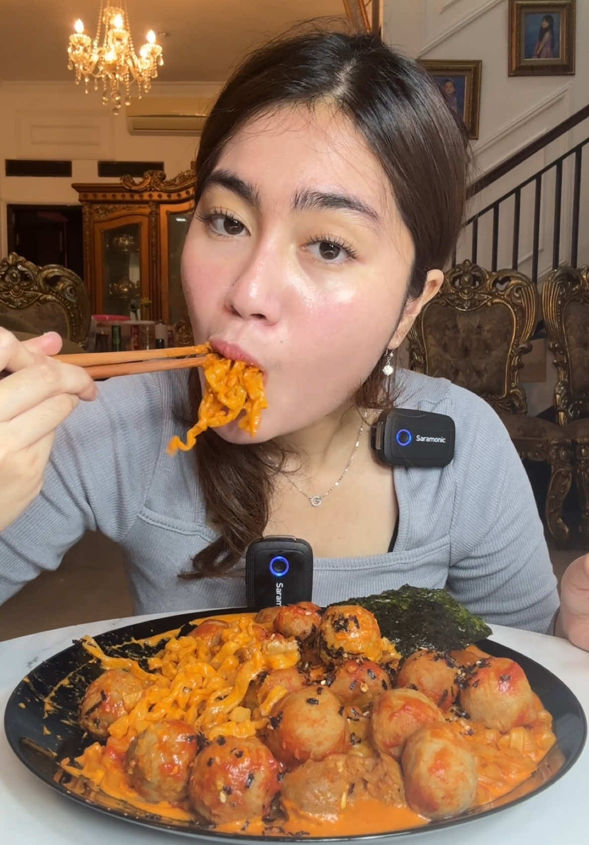 mam mie pedes koreaa🙆🏻‍♀️ #baksosamyang #versansss