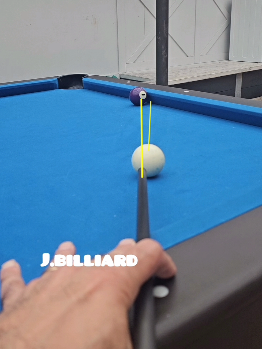 How to Aim Like a Pro in Pool (NEVER Miss Again | Cue ball control #8ballpool #trickshots #billiards 