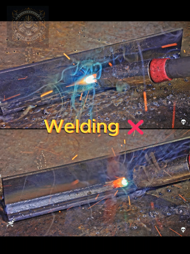 Push welding VS Pull welding #weld #weldingprocess #welderlife #weldlikepro #welder #weldingtip #pushwelding #pullwelding 