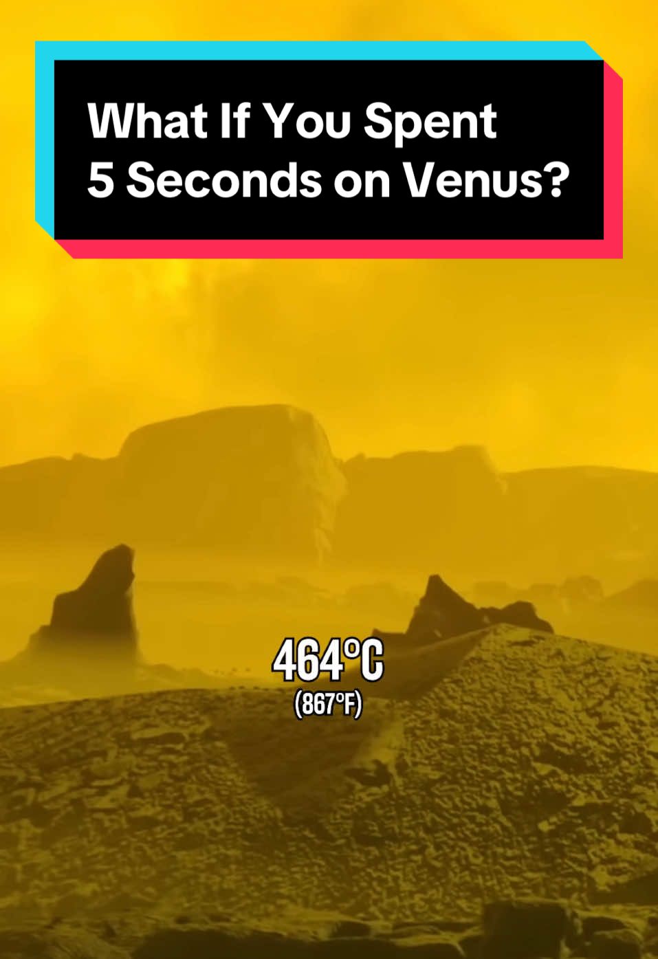 What If You Spent 5 Seconds on Venus? #universe #space #science #astronomy #facts 