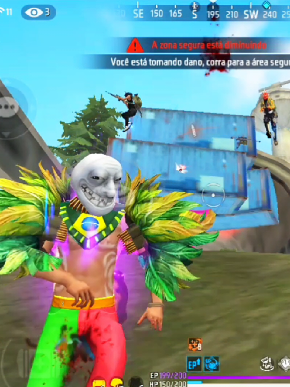 é assim que se revive o time ☝️🗿, Créditos da música no áudio! #garenafreefire #freefire #csrank #clipadasff #1vs4 #Jogos #fyp #tiktokbrasil 