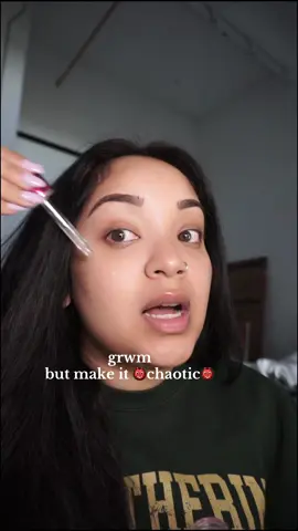 Never a dull moment ☺️ #grwm #grwmroutine #makeup #tutorial #choas #BeautyTok #getreadywithme 