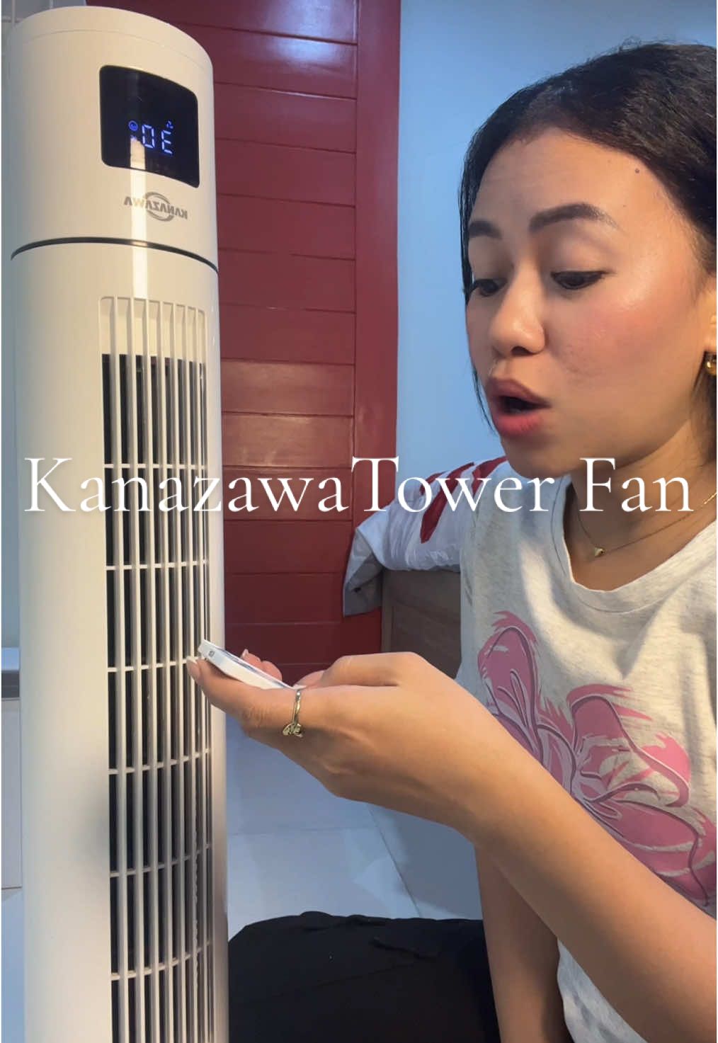 Ang laki nang electric bill namin nang dahil sa aircon buti nalang nakahap nang pang-substitute sa aircon #towerfan #fan #kanazawa #kanazawatowerfan 