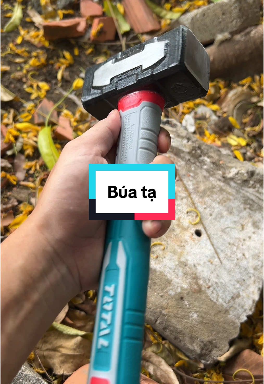 Búa tạ cán nhựa Total #xsafe #thaodilam #DIY #suachuadiennuoc #cokhichetao 