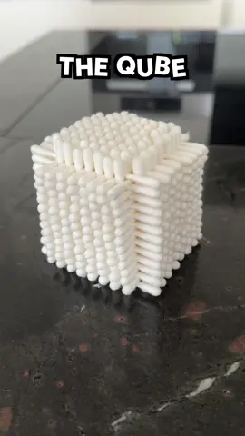 More unemployment aah hobbies ✨ #sculpture #art  #satisfying #qtip #DIY #craft #crafts #handmade #wow #viral #qube #oddlysatisfying #geometry #weaving 