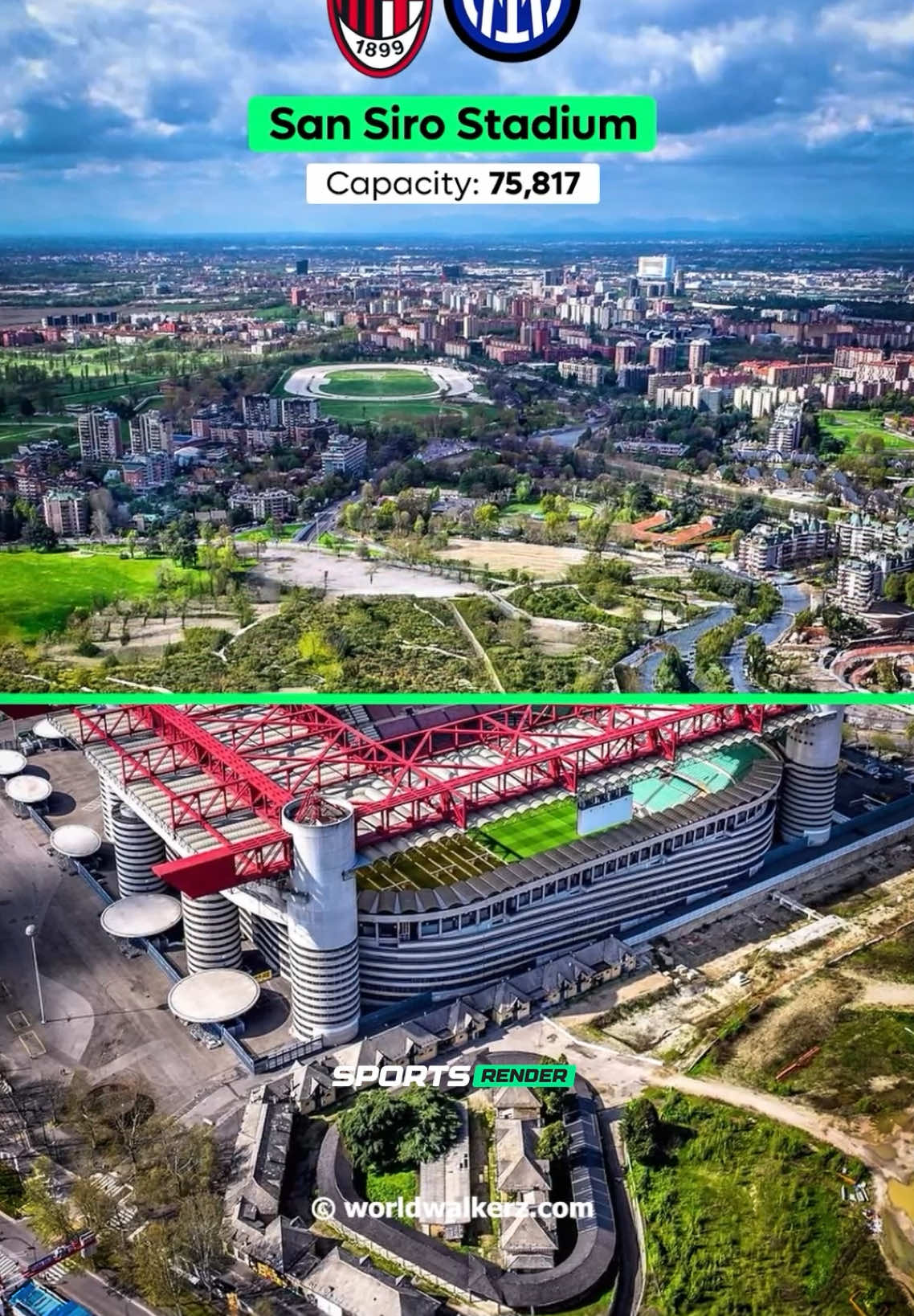 🏟️ 5 Legendary Stadiums Set to Be Demolished! 🚧💔 🔹1. Mestalla Stadium (Valencia CF) Built in 1923, Mestalla is one of Spain’s oldest stadiums. Known for its sloping stands and intimidating atmosphere, it will be replaced by the new Nou Mestalla — The long-delayed new stadium has begun construction and will give Valencia a modern home. 🏗️ 🔹2. San Siro Stadium (AC Milan & Inter Milan) Opened in 1926, San Siro is a football temple, hosting World Cup and Champions League finals. But both Milan clubs plan to move to a new stadium by 2030, citing modernization needs and high maintenance costs. 🇮🇹⚽ 🔹3. Old Trafford (Manchester United) The “Theatre of Dreams”, opened in 1910, is in danger of being completely rebuilt. Years of underinvestment have left it outdated compared to Europe’s best stadiums. The club has officially announced a new 100,000-seat project to be built on the same site as the current stadium. 🔴👹 🔹4. Goodison Park (Everton FC) In use since 1892, Goodison is one of the oldest purpose-built football stadiums. Everton is moving to the new Bramley-Moore Dock Stadium, aiming for modern facilities and bigger crowds. Goodbye to the Grand Old Lady! 💙 🔹5. Stamford Bridge (Chelsea FC) Home since 1905, Stamford Bridge might be demolished to make way for a completely new stadium on the same site. Chelsea wants a bigger, world-class venue to match their ambitions. 🏆💥 ⚡ These historic grounds have seen unforgettable moments — but a new era is coming. Which one will you miss the most? 😢 Follow us @sportsrender ✅ #football #stadium #estadio #stadion #Soccer #manchesterunited #chelsea #milan #valencia #everton  