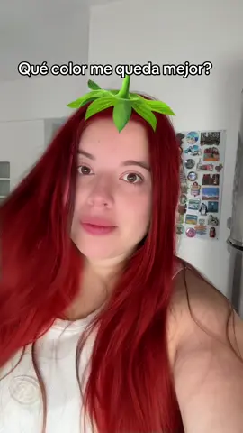 Si te queda mejor el filtro tomate sos cálida, si te queda mejor el blueberry sos fría 