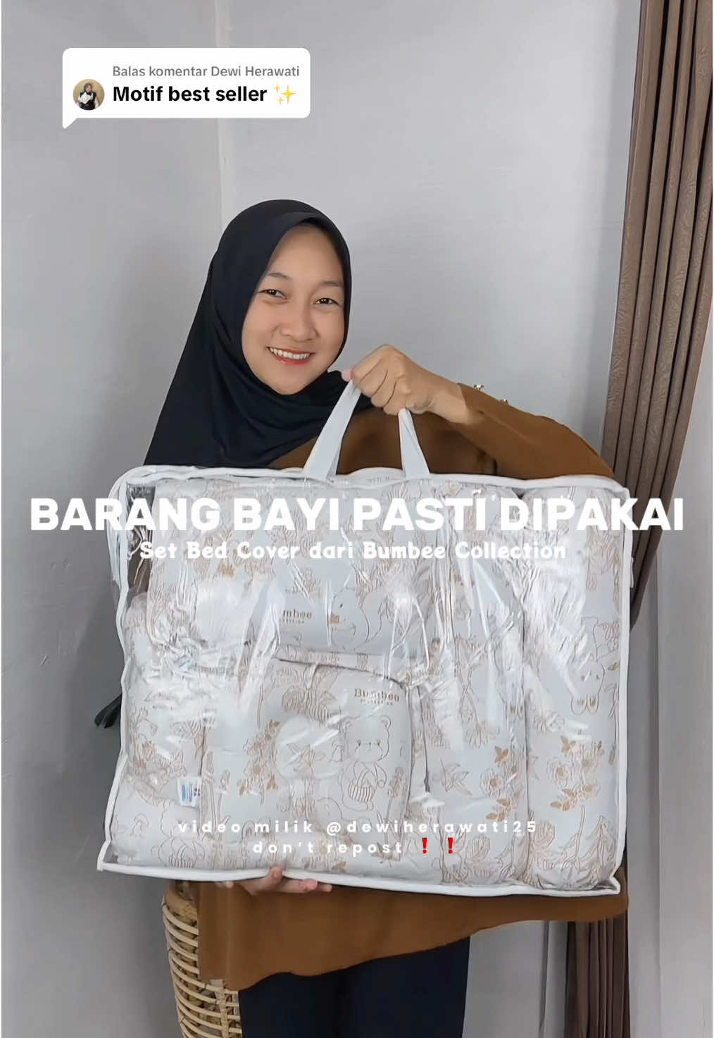 Membalas @Dewi Herawati barang bayi yang pasti kepakai banget #bedcoverbayi #tidurnyenyakwithbumbee #bedcoverviral #perlengkapanbayiterbaik #perlengkapanbayi 