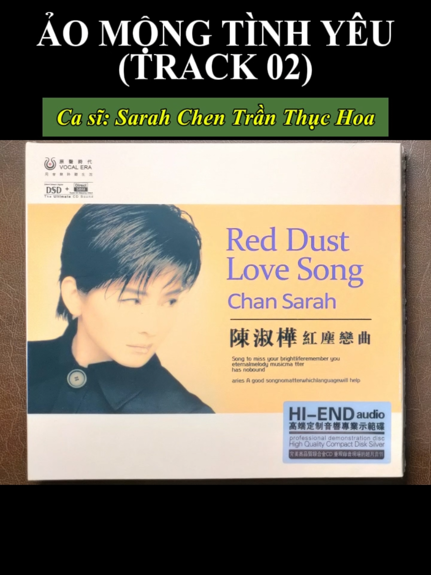 * Trần Thục Hoa - Ảo Mộng Tình Yêu 🥰💃🏿  #cdforsale #cdgoc #cdnhachoa #cd #diagoc #vicmusicvn #cdmusic #audiocd #nhachoabathu #aomongtinhyeu #sweetvoice #sarahchen #tranthuchoa #taiwansinger