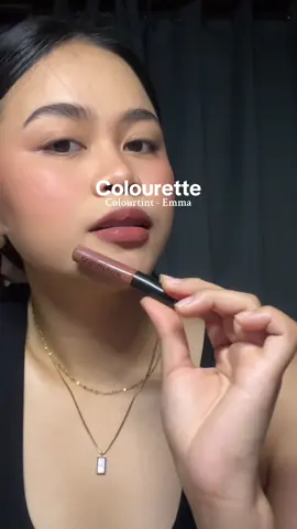 MORENA SHADE LIPPIE from Colourette Colourtint in the shade Emma. One of the must haves! #colourettecosmetics #fyp #fypage #recommendations 