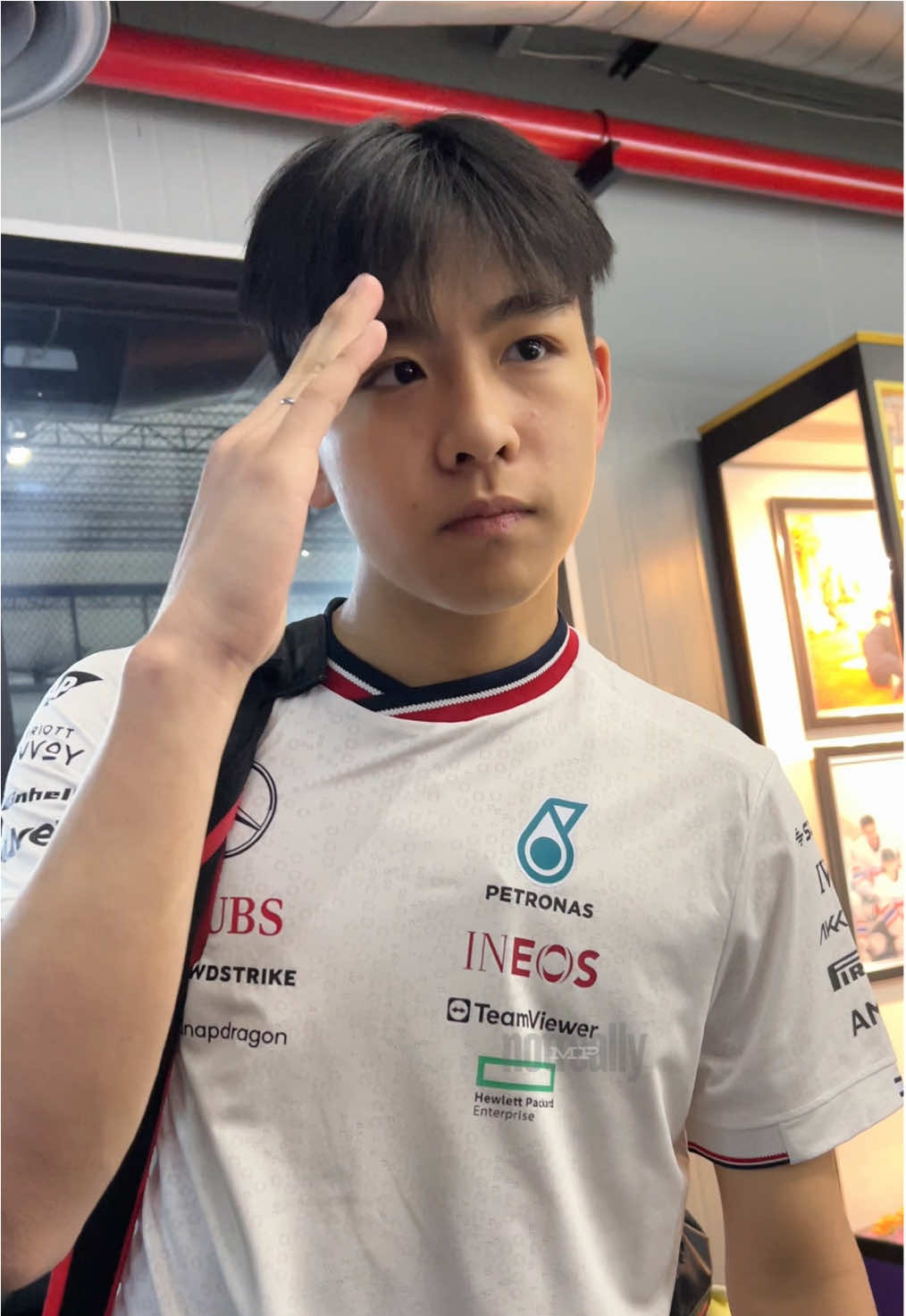 นศท. ที่เธอฝันน 🤣 #nordpritdison #nord6  #icehockey 