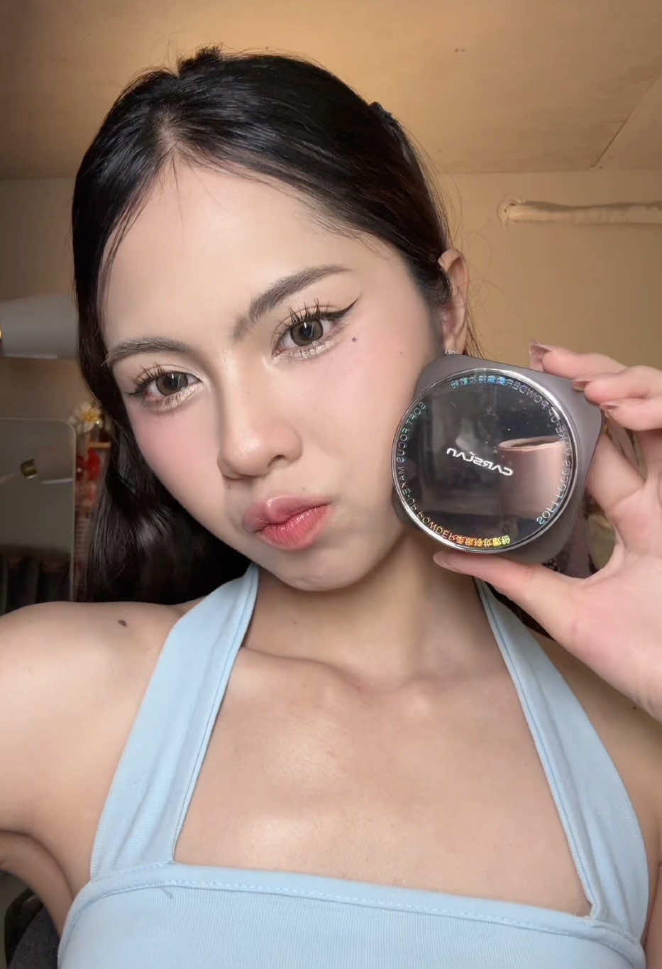 ใช้แล้วระวังซืมเพราะแป้งคุมมัน(ส์)มาก🫦 #carslanth #fyp #แป้งคุมมัน 