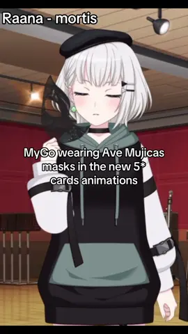 ANON LOOKS SO PROUD LMAOO #bandori #bangdream #avemujica #mygo #tomoritakamatsu #anonchihaya #raanakaname #soyonagasaki #takishiina 