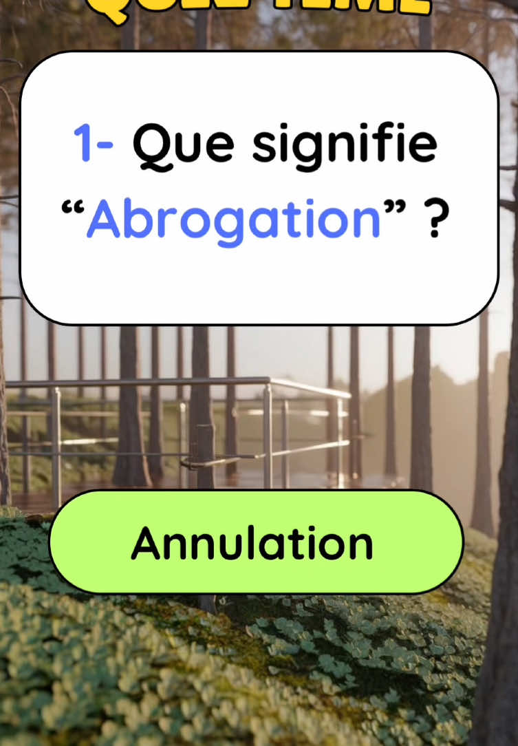 Testez vos connaissances avec ce quiz, que signifie… ? #quiz #signification #mot #apprendresurtiktok #connaissance #vocabulaire #teste #fyp 