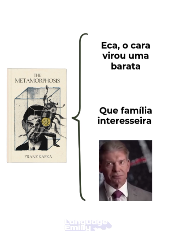 Kafka é tipo: Livro destruidor disfarçado de bobinho . . ---------- #foryoupage #memepage #book #livros #kafka #metamorfosis #metamorfose #sad #reflexion 