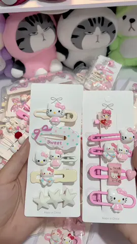 Sét kẹp tóc hello kitty#keptoc#setkeptoc#keptocxinh #keptochanquoc 