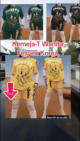 Kemeja-T Wanita, Fesyen Korea,