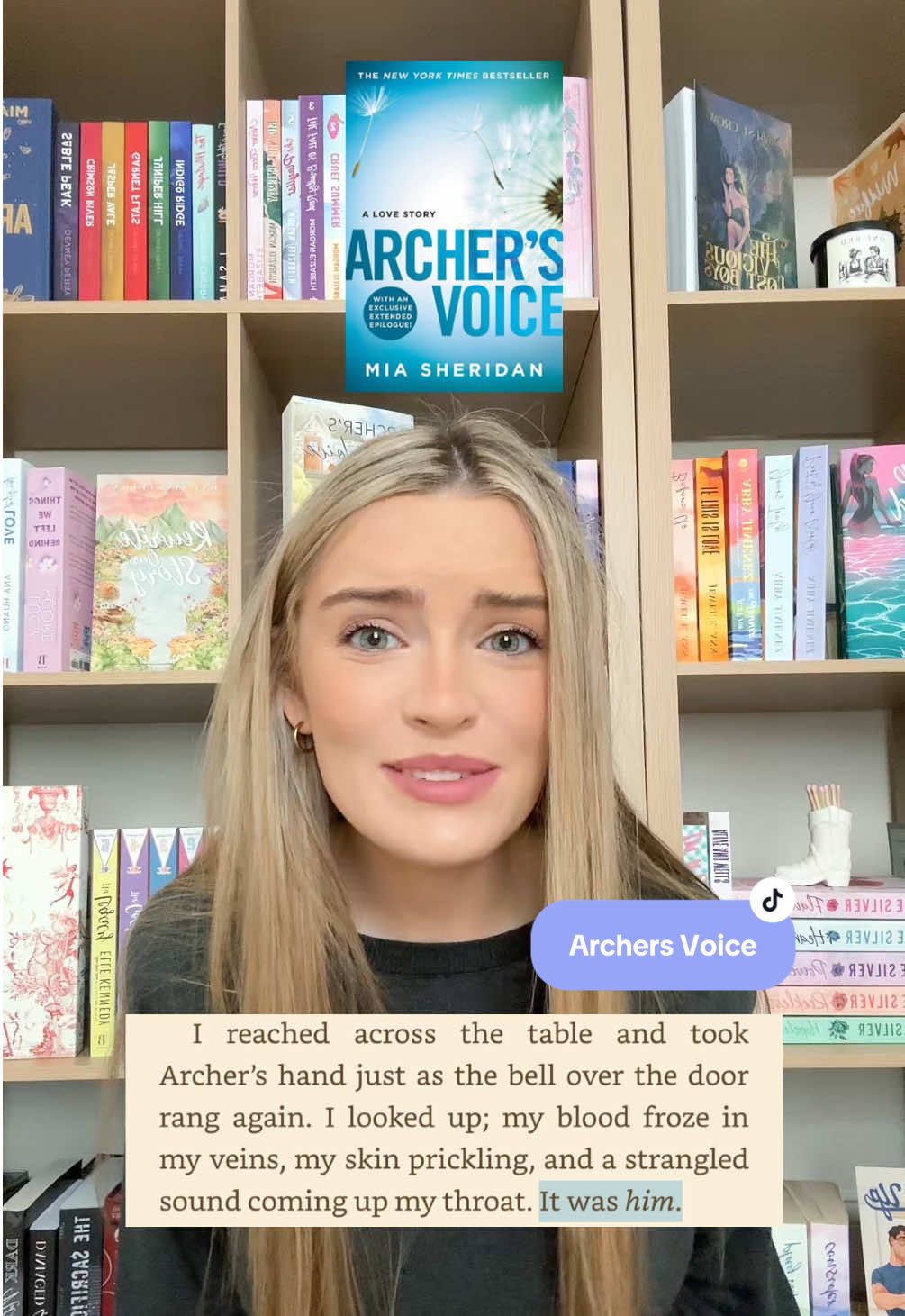 time froze when I read this scene for the first time 😅 if you haven’t read archers voice by mia sheridan yet, be ready for an emotional romance and a scene that may potentially destroy you 💓✨📖 #romance #romancebooks #romancereads #romancerecs #books #bookish #BookTok #booktoker #bookworm #tbr #kindle #kindleunlimited #kindleunlimitedromancebooks #bookrec #bookrecs #bookrecommendations #bookrecommendation  #2025books #readwithjackie 