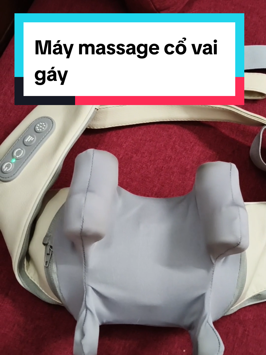 Máy massage giúp bạn thư giãn, giảm đau cổ, vai, gáy  #congdongtiktok  #mebong8386  #xuhuong 