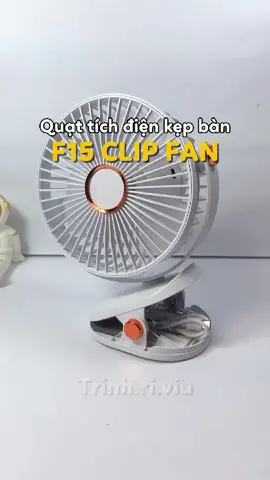 Quạt mini tích điện kẹp bàn tiện lợi. #trinhriviu #quatmini #quattichdien #quatminitichdien #quatkeptichdien #quatdeban #giadungtienich #unboxing #review 