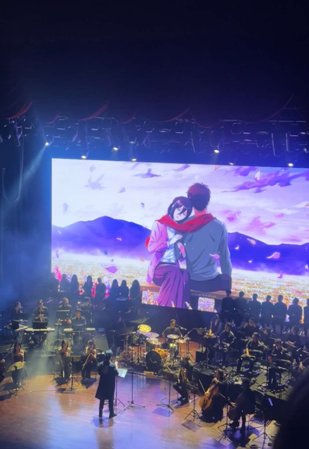 Eren và Mikasa của chúng ta ở 1 vũ trụ khác chắc chắn sẽ được bên nhau và có một đám cưới viên mãn như thế này 🥹✨  #Aot #AttackOnTitan #orchestra #erenyeager #mikasaackerman #fyp 