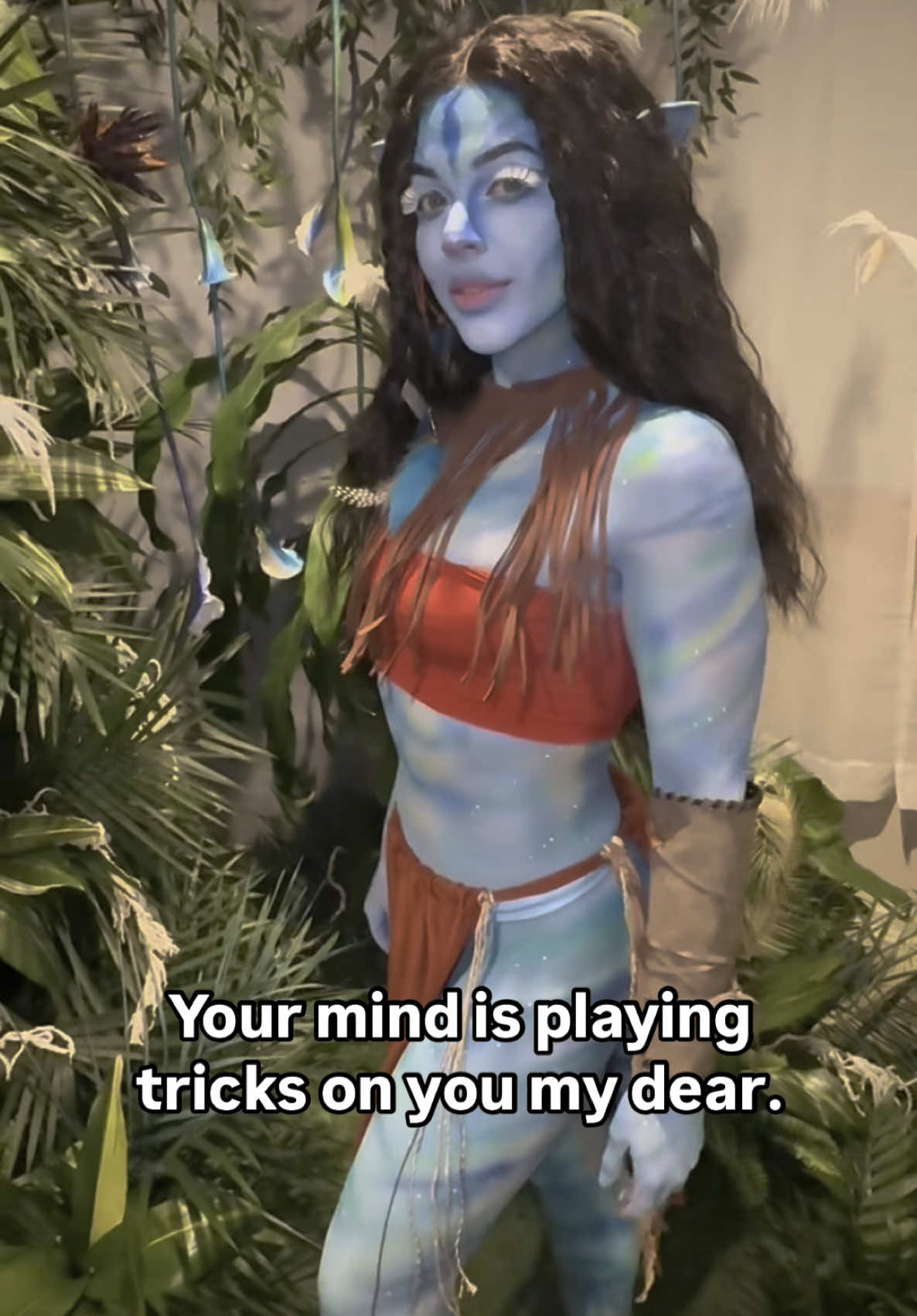 Avatar 2023 vs 2025 - 30 lbs down 🥹 . #avatarmakeup #avatarcosplay #neytiriavatar #avatar3 #cosplaytransformation #fitnessjourney 