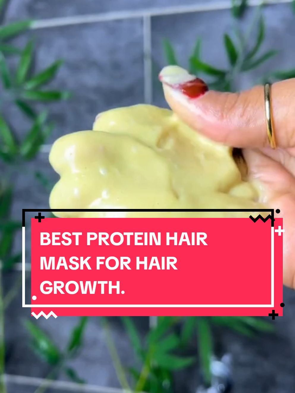 How to make protein hair mask for massive hair growth with avocado, egg, banana, honey and olive oil. #hair #hairmask #proteinhairmask #avocadohairmask #hairgrowth #haorgrowthtips #naturalrecipes #naturalremedy 