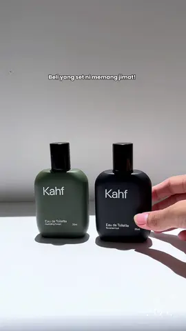 Beli set lagi jimat dari beli satu-satu 👍🏻 edt set ni memang fav ramai @Kahf Malaysia  #kahf #kahfeveryday #edt #kahfperfume #perfume #kahfmalaysia 