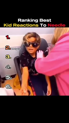 Ranking The Best Kids Reactions To Needle #funnytiktok #funnyvideos😂 #ranking #funnykids #fyppp 