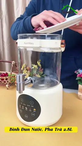 Bình đun đa năng Aunt Mary dung tích lớn có vòi nước - Giữ nhiệt ổn định, nấu rượu trái cây, hầm đồ, pha trà hoa, dùng cho gia đình và tiệc tùng #bìnhtrà #binhtra #binhtrathuytinh #smart #dogiadungtienich #dogiadungthongminh #giadungtienich #trend #giadung #trending #dogiadungtrongnha #dogiadunggiare #dogiadungnoidiatrung #binhdungnuoc #binhdunnuocgiunhiet