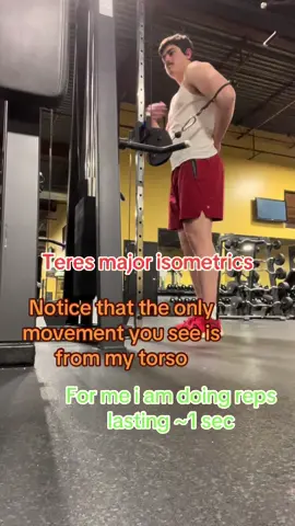 Shoulder pain, instability, and a multitude of things may benefit from these. #gym #rotatorcuff #teresmajor #isometrics #rehab