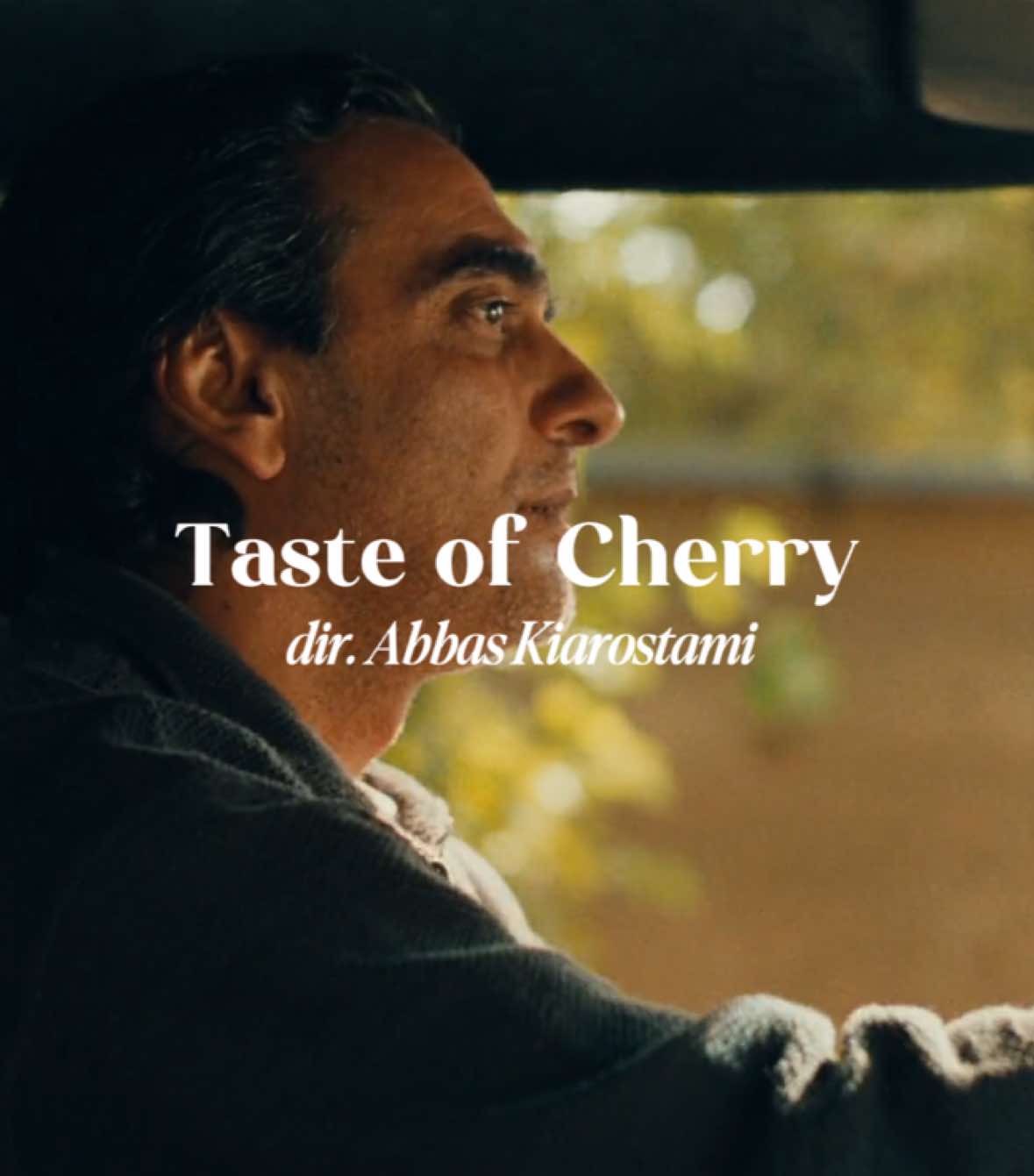 You want to give up the taste of cherries? - Taste of Cherry (1997) | dir. Abbas Kiarostami #tasteofcherry #abbaskiarostami #film #cinema #movie #cinematography #filmtok #letterboxd 