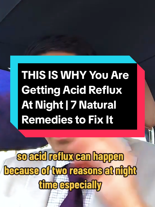 THIS IS WHY You Are Getting Acid Reflux At Night - 7 Natural Remedies to Fix It #AcidReflux #GERD #NaturalRemedies #HeartburnRelief #NighttimeReflux #DigestiveHealth #HomeRemedies #HealthyGut #RefluxTreatment #WellnessTips 