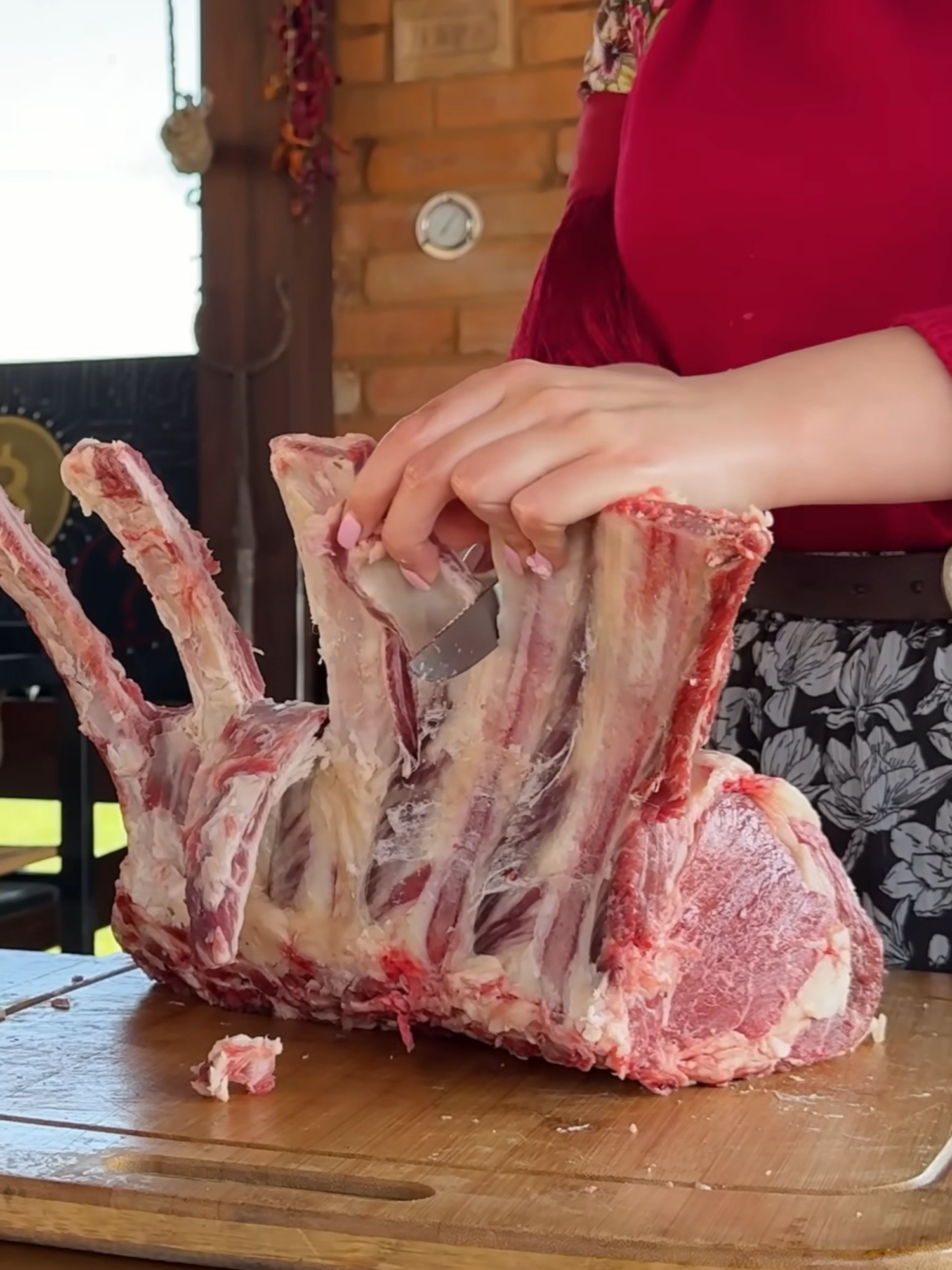 A Peaceful Day in the Village and a Delicious Dinner Juicy Steaks in Dough#asmr #garden #cooking #food #steak