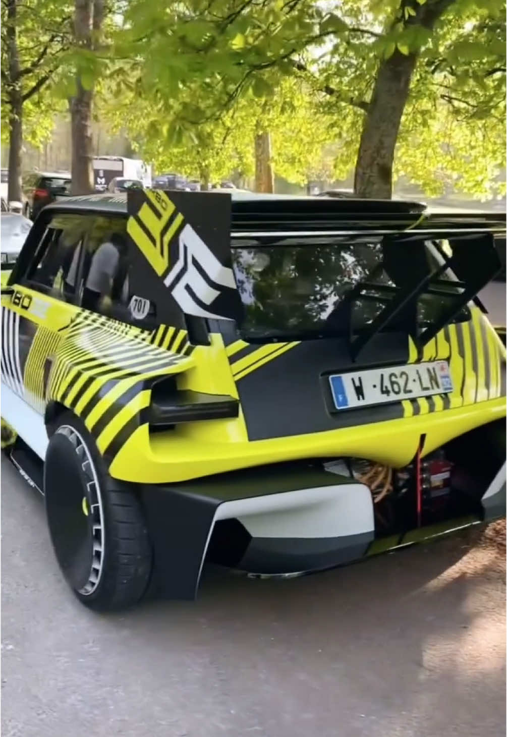 Renault 5 Turbo 3E! We knew it was going to be expensive, and lo – it is expensive. Renault has confirmed prices for its lairy, outrageous and outrageously powerful 5 Turbo 3E will start from £135,000. And, we knew it was going to be limited in volume, and lo – it be limited. Renault has also confirmed it intends to build just 1,980 of these lairy, outrageous and outrageously powerful R5 Turbos, because… 1980 R5 Turbo.