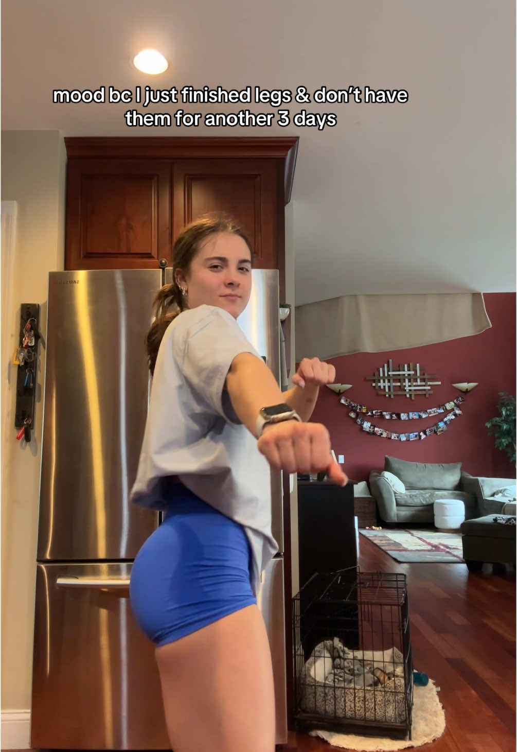 guys I don’t hate legs, I just am glad I don’t have to do them again soon haha #relatablegym #GymTok #legday #legs #fyp #trending #fit #Fitness #bodybuilding #bodybuilder #gymgirl 