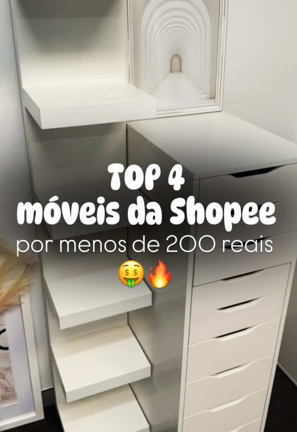 Encontre os itens na Shopee buscando pelos IDs abaixo: (Ou comente MÓVEIS que te mando os links ✨💖) 🔍 Sapateira BGF-KDS-LYY 🔍Estante AAT-BXW-QPA 🔍Poltrona BGS-QWK-BFT 🔍Prateleiras AEY-FEB-YQR #achadosshopee #móveis #achadosparacasa #casadecorada #quarto #comprinhasshopee 