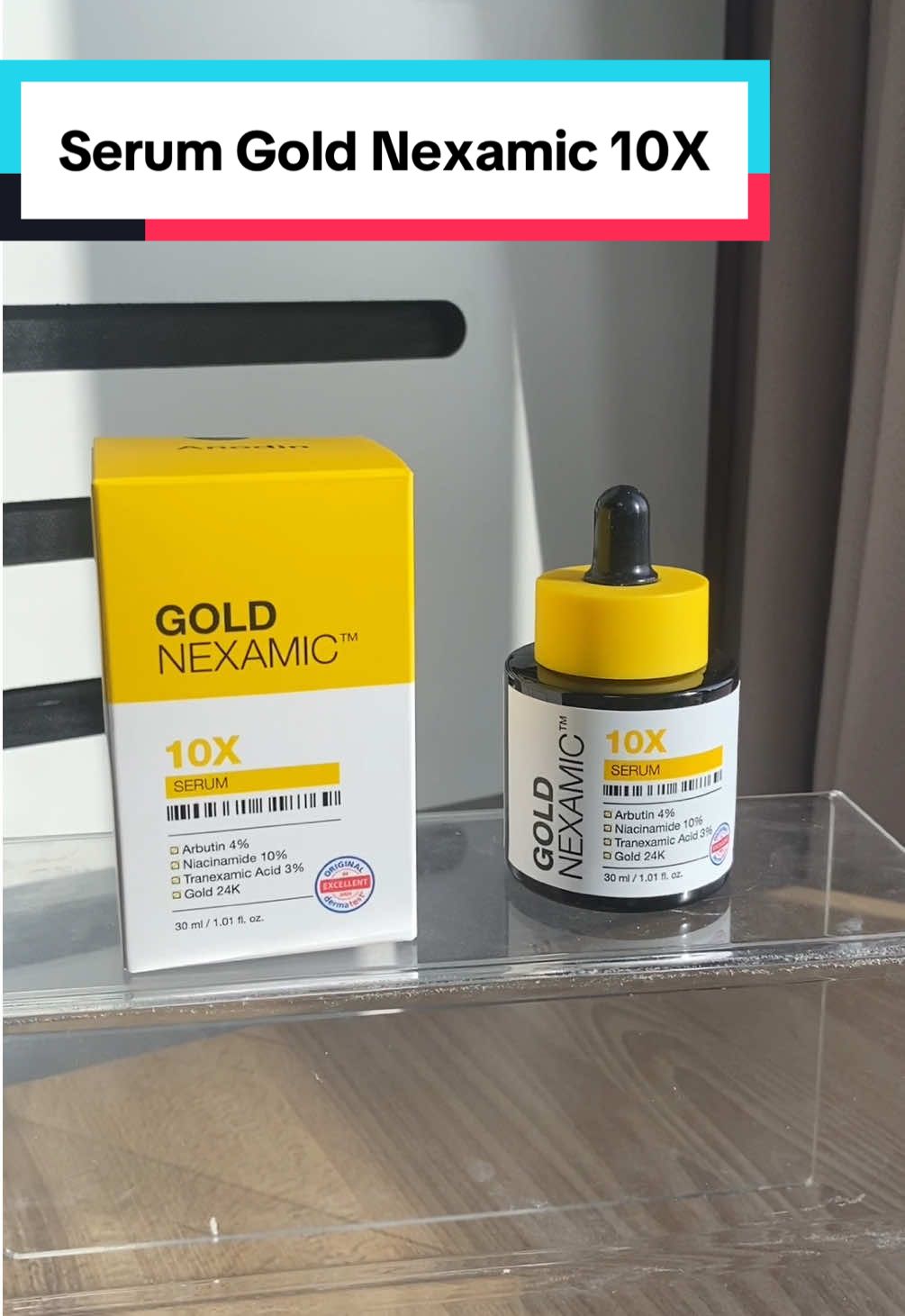 Serum trị nám GOLD NEXAMIC 10X ANODIN #ypfッ #xuhuong #capcut_edit #xuhuongtiktok #ANODIN #Anodin 
