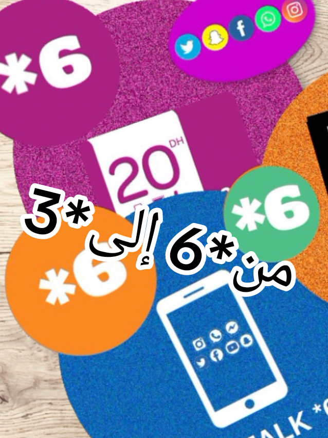 حول *6 إلى *3
