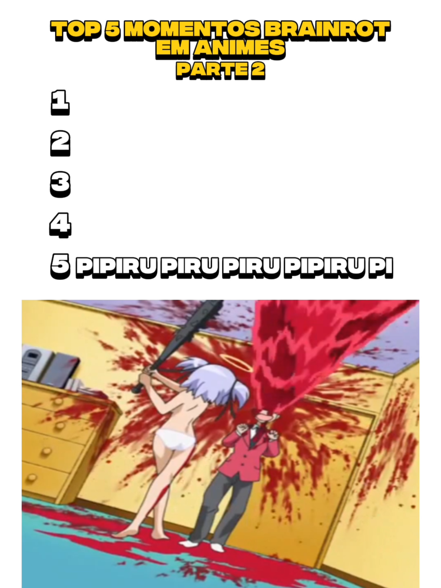 TOP 5 MOMENTOS BRAINROT EM ANIMES (parte 2) #anime #animefyp #manga #humor #animemes #tierlist #top #toplist #top5 #brainrot #Nichijou #azumangadaioh #osaka #otakus_animes #funny